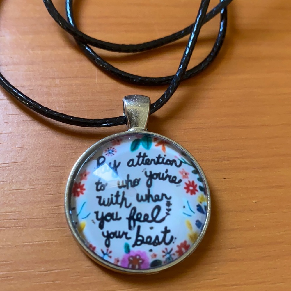 Feel your best necklace